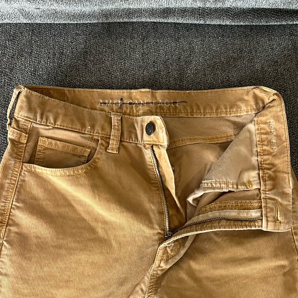 American eagle mom straight corduroy jeans